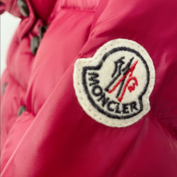 Moncler short version down jacket (pinkish red) - Picture 2 of 6